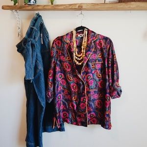 Anthropologie silk top
